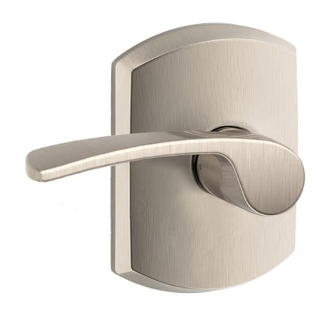 A large image of the Schlage F10-MER-GRW Satin Nickel