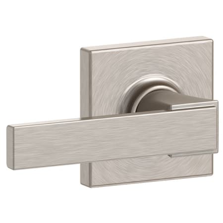A large image of the Schlage F10-NBK-COL Satin Nickel
