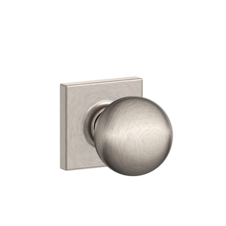 A large image of the Schlage F10-ORB-COL Satin Nickel