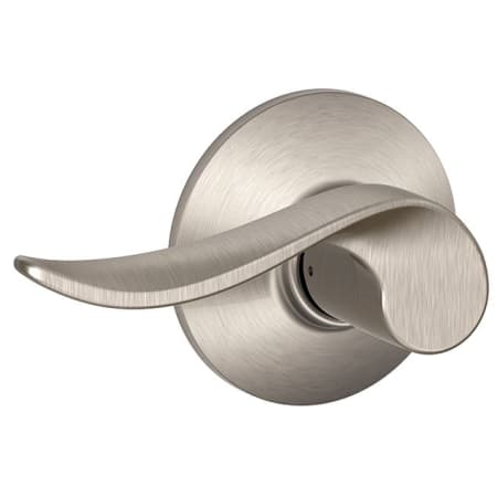 A large image of the Schlage F10-SAC Satin Nickel