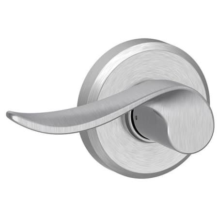 A large image of the Schlage F10-SAC-GSN Satin Chrome