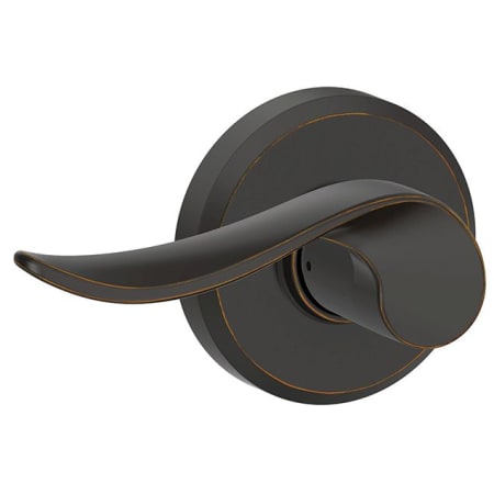 A large image of the Schlage F10-SAC-GSN Aged Bronze