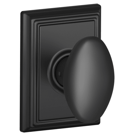 A large image of the Schlage F10-SIE-ADD Matte Black