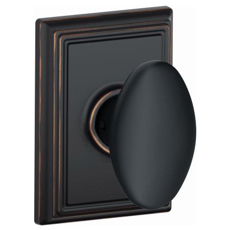 A large image of the Schlage F10-SIE-ADD Aged Bronze