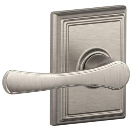 A large image of the Schlage F10-VLA-ADD Satin Nickel