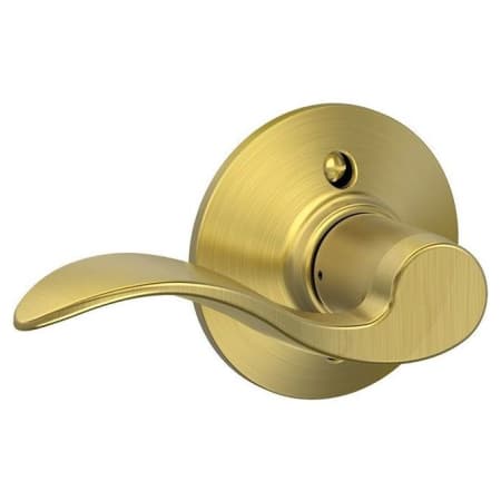 A large image of the Schlage F170-ACC-LH Satin Brass