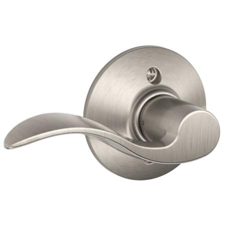 A large image of the Schlage F170-ACC-LH Satin Nickel
