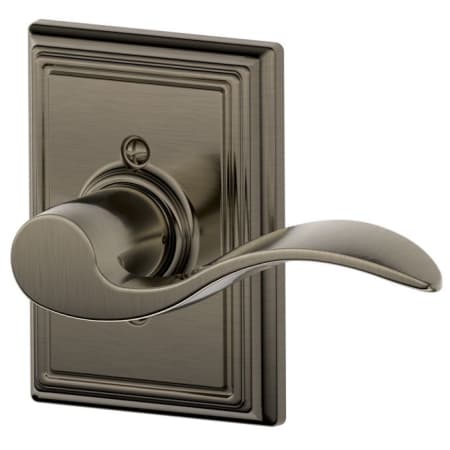 A large image of the Schlage F170-ACC-ADD-RH Antique Pewter