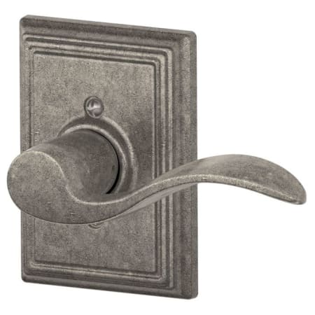 A large image of the Schlage F170-ACC-ADD-RH Distressed Nickel
