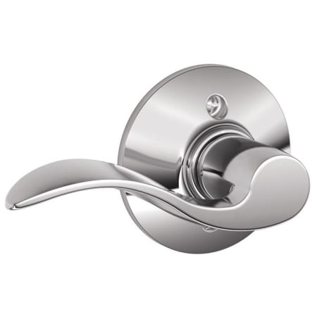A large image of the Schlage F170-ACC-LH Polished Chrome