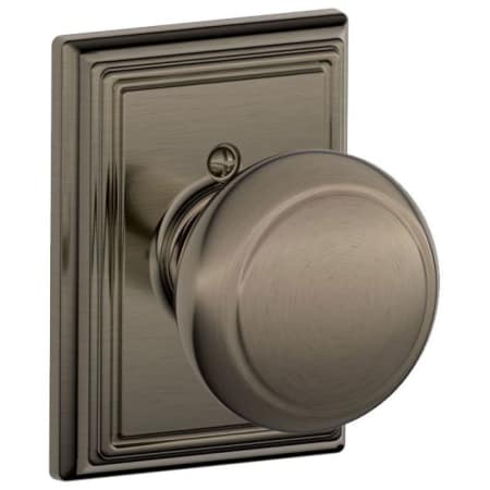 A large image of the Schlage F170-AND-ADD Antique Pewter
