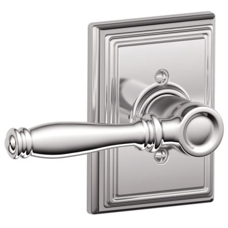 A large image of the Schlage F170-BIR-ADD Polished Chrome