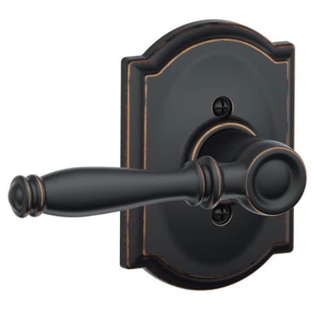 A large image of the Schlage F170-BIR-CAM Aged Bronze