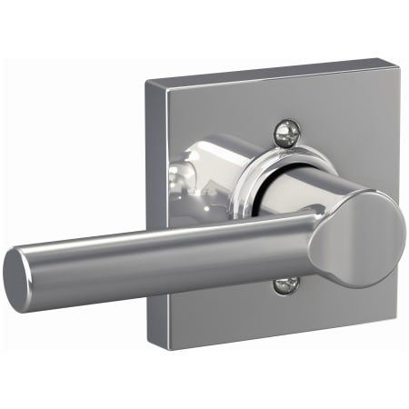 A large image of the Schlage F170-BRW-COL Bright Chrome