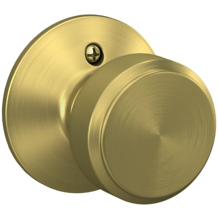 A large image of the Schlage F170-BWE Satin Brass