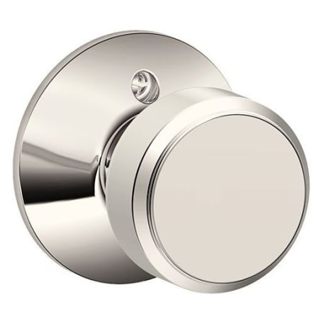 A large image of the Schlage F170-BWE Polished Nickel