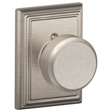 A large image of the Schlage F170-BWE-ADD Satin Nickel