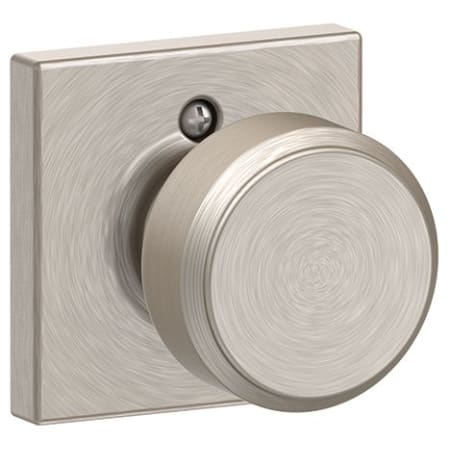 A large image of the Schlage F170-BWE-COL Satin Nickel