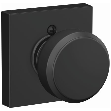A large image of the Schlage F170-BWE-COL Matte Black