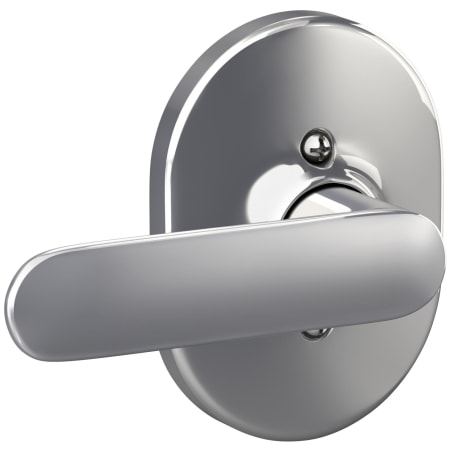 A large image of the Schlage F170-DAV-RMN Bright Chrome