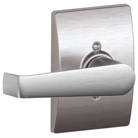 A large image of the Schlage F170-ELA-CEN Satin Chrome