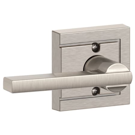 A large image of the Schlage F170-LAT-ULD Satin Nickel