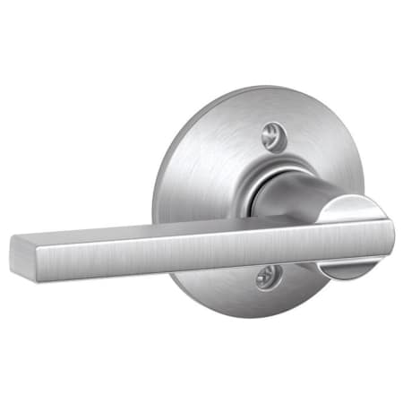 A large image of the Schlage F170-LAT Satin Chrome