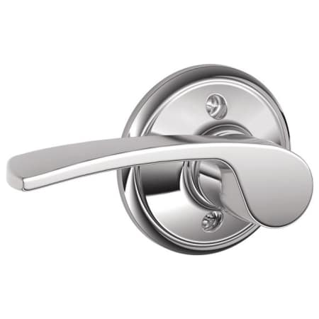 A large image of the Schlage F170-MER-LH Polished Chrome