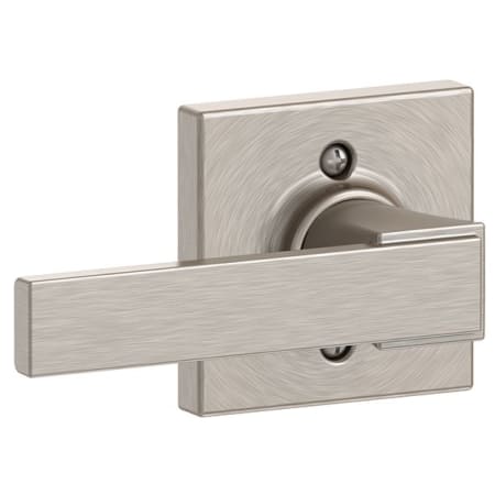 A large image of the Schlage F170-NBK-COL Satin Nickel