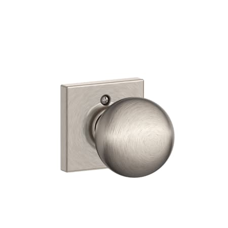 A large image of the Schlage F170-ORB-COL Satin Nickel