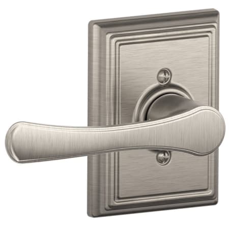 A large image of the Schlage F170-VLA-ADD Satin Nickel