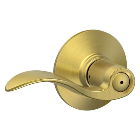 A large image of the Schlage F40-ACC Satin Brass