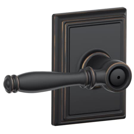 A large image of the Schlage F40-BIR-ADD Aged Bronze