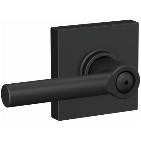 A large image of the Schlage F40-BRW-COL Matte Black