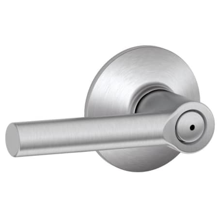 A large image of the Schlage F40-BRW Satin Chrome