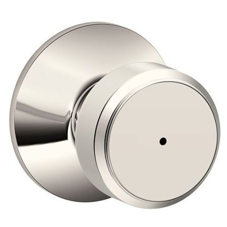 A large image of the Schlage F40-BWE Polished Nickel