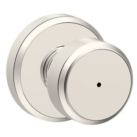 A large image of the Schlage F40-BWE-GSN Polished Nickel