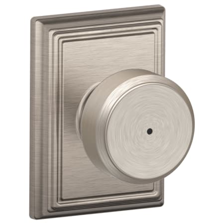 A large image of the Schlage F40-BWE-ADD Satin Nickel