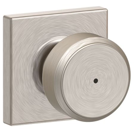 A large image of the Schlage F40-BWE-COL Satin Nickel