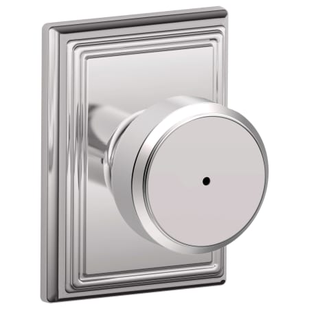 A large image of the Schlage F40-BWE-ADD Polished Chrome
