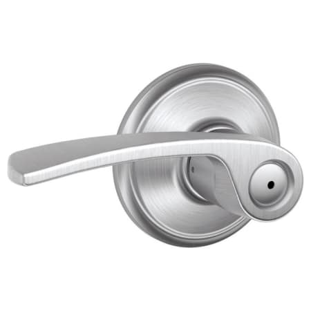 A large image of the Schlage F40-MER Satin Chrome