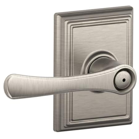 A large image of the Schlage F40-VLA-ADD Satin Nickel