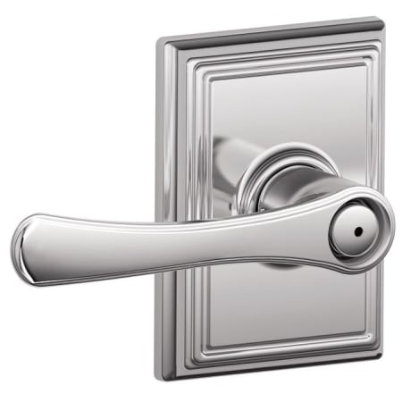 A large image of the Schlage F40-VLA-ADD Polished Chrome