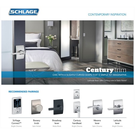 A large image of the Schlage F51A-BWE-CEN Alternate View