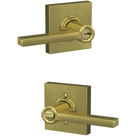 A large image of the Schlage F51A-LAT-COL Alternate Image