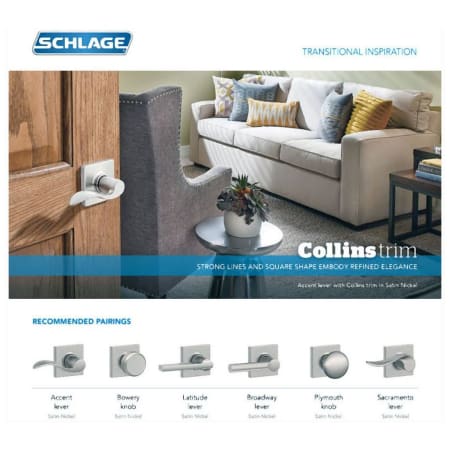 A large image of the Schlage F51A-LAT-COL Alternate Image