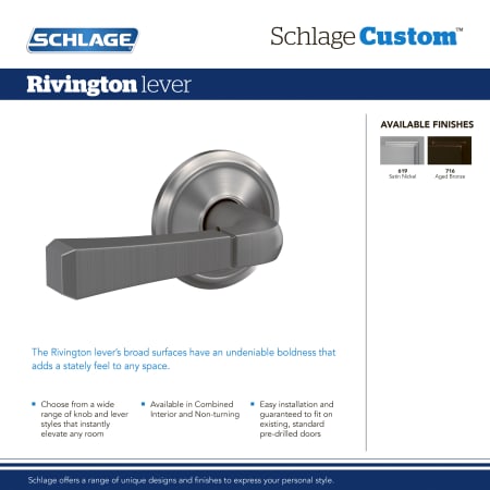 A large image of the Schlage F51A-RVT-GEO Alternate View