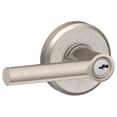 A large image of the Schlage F51A-BRW-GSN Satin Nickel