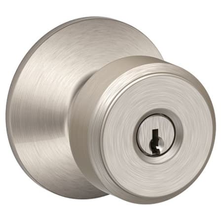 A large image of the Schlage F51A-BWE Satin Nickel