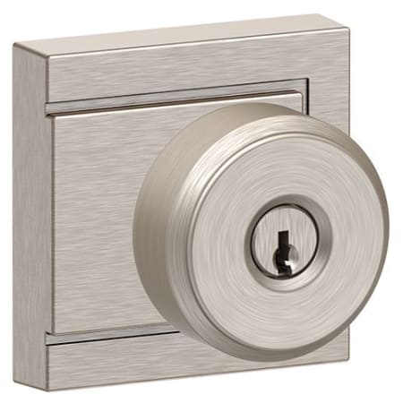 A large image of the Schlage F51A-BWE-ULD Satin Nickel